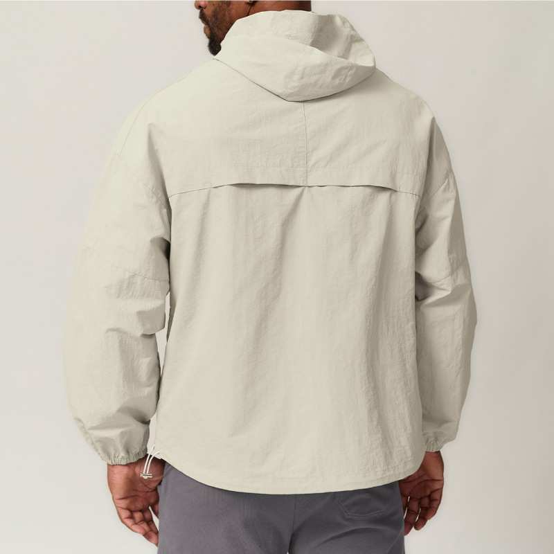 Lightweight Breathable Hooded Outdoor Jacket | Quick-Dry Casual Windbreaker
