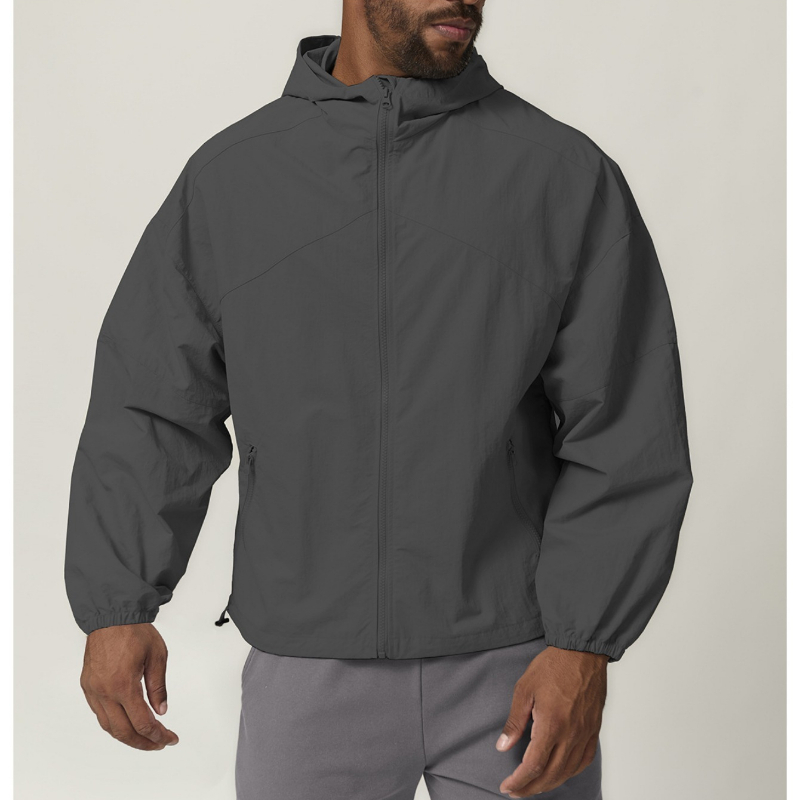 Lightweight Breathable Hooded Outdoor Jacket | Quick-Dry Casual Windbreaker - Image 2