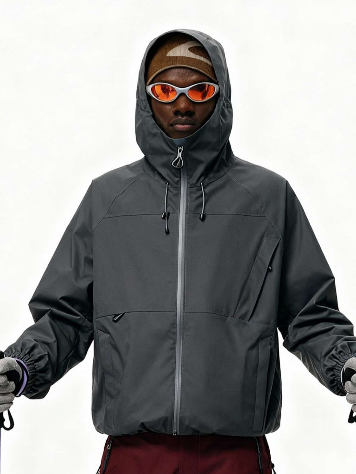 Waterproof & Windproof Outdoor Hardshell Jacket | Multi-Color Functional Shell - Image 3