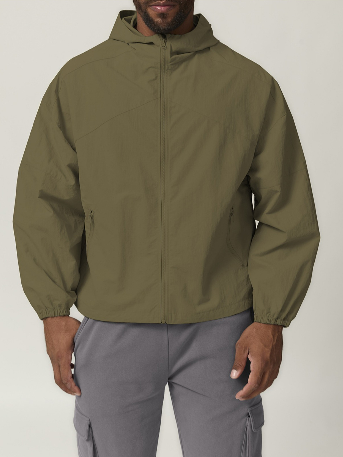 Lightweight Breathable Hooded Outdoor Jacket | Quick-Dry Casual Windbreaker - Image 3