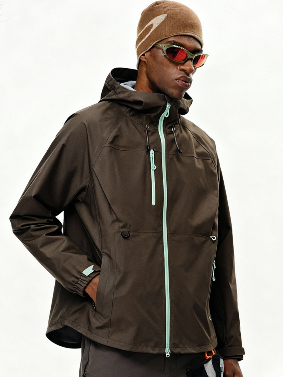 Waterproof & Windproof Outdoor Hardshell Jacket | Multi-Color Functional Shell - Image 4